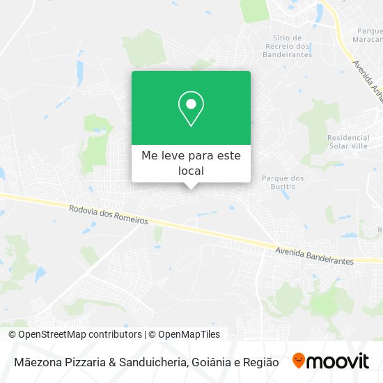 Mãezona Pizzaria & Sanduicheria mapa