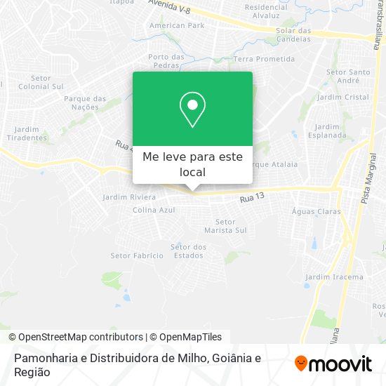 Pamonharia e Distribuidora de Milho mapa