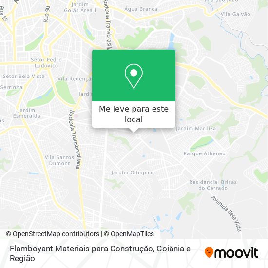 Flamboyant Materiais para Construção mapa