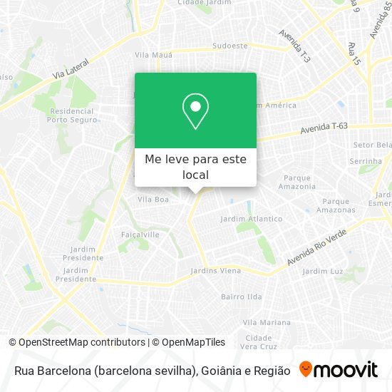 Rua Barcelona (barcelona sevilha) mapa