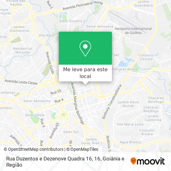 Rua Duzentos e Dezenove Quadra 16, 16 mapa