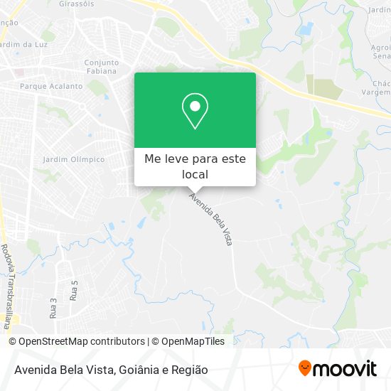 Avenida Bela Vista mapa