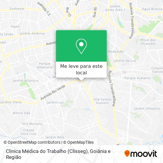 Clinica Médica do Trabalho (Clisseg) mapa