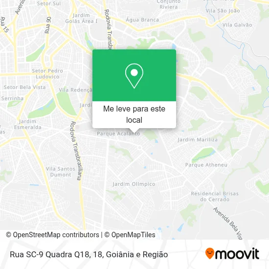 Rua SC-9 Quadra Q18, 18 mapa