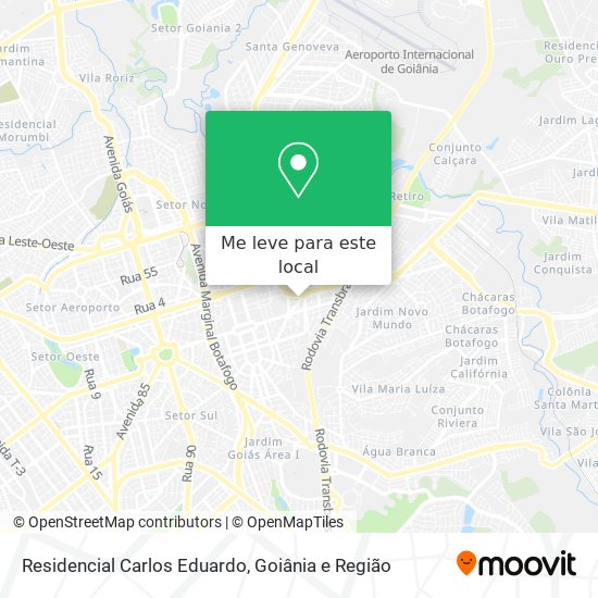 Residencial Carlos Eduardo mapa