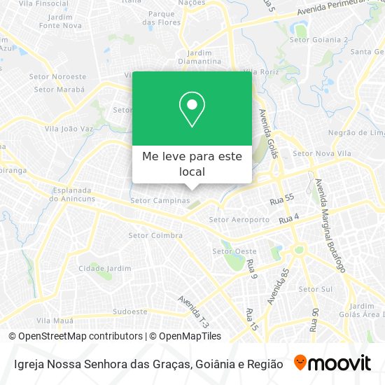 Igreja Nossa Senhora das Graças mapa