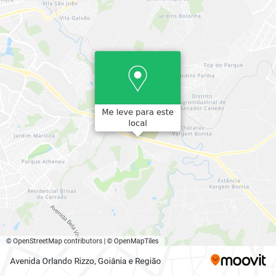 Avenida Orlando Rizzo mapa