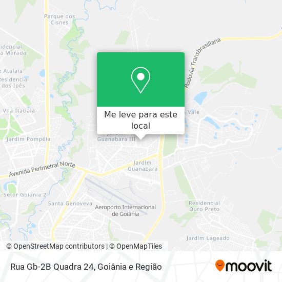 Rua Gb-2B Quadra 24 mapa