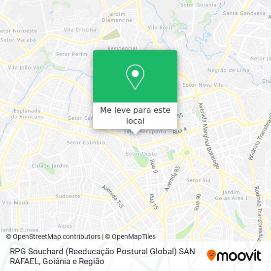 RPG Souchard (Reeducação Postural Global) SAN RAFAEL mapa