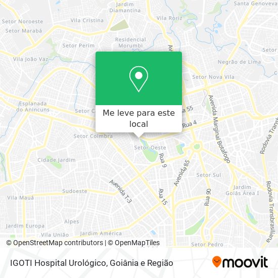 IGOTI Hospital Urológico mapa
