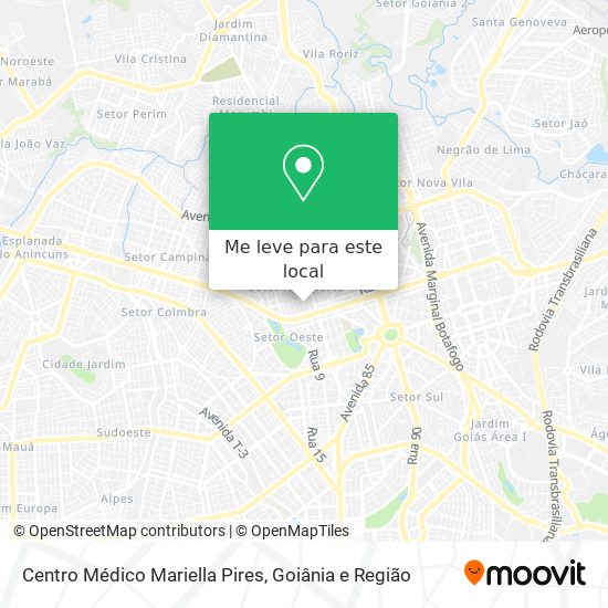 Centro Médico Mariella Pires mapa
