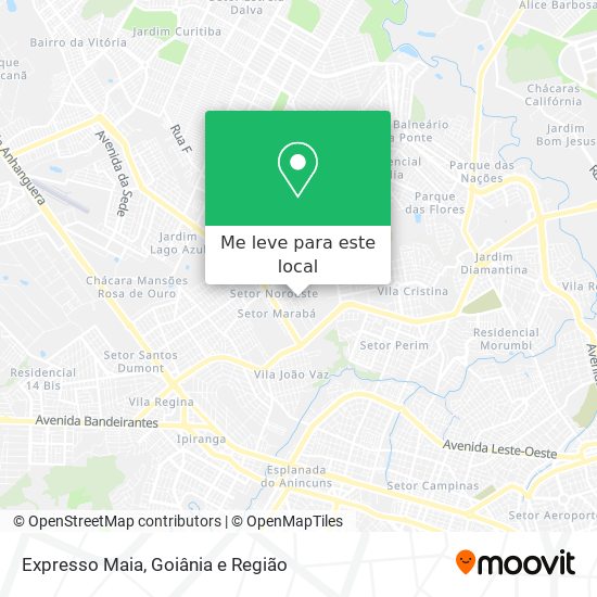Expresso Maia mapa