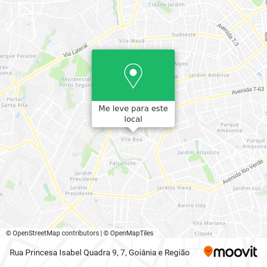 Rua Princesa Isabel Quadra 9, 7 mapa