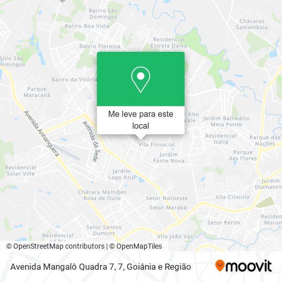 Avenida Mangalô Quadra 7, 7 mapa
