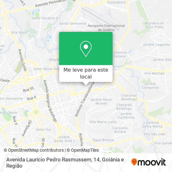 Avenida Laurício Pedro Rasmussem, 14 mapa