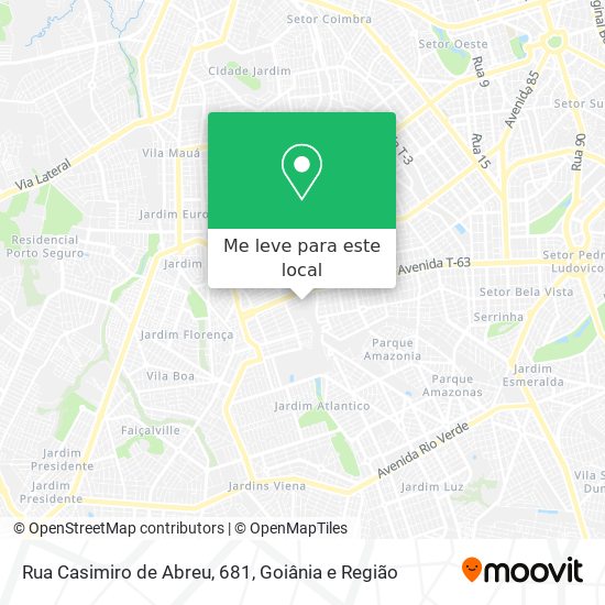 Rua Casimiro de Abreu, 681 mapa