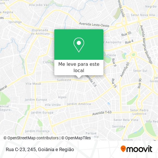 Rua C-23, 245 mapa