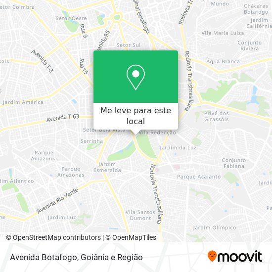 Avenida Botafogo mapa