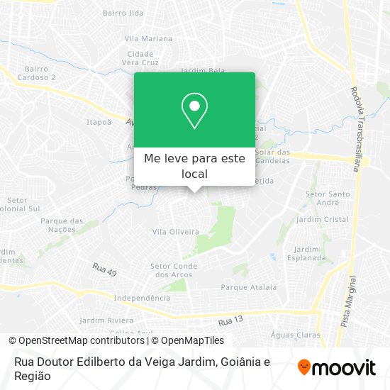 Rua Doutor Edilberto da Veiga Jardim mapa