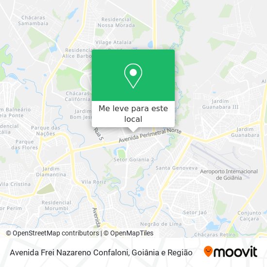 Avenida Frei Nazareno Confaloni mapa