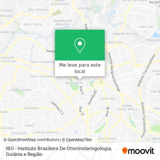 IBO - Instituto Brasileiro De Otorrinolaringologia mapa