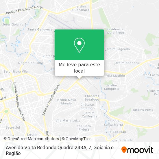 Avenida Volta Redonda Quadra 243A, 7 mapa