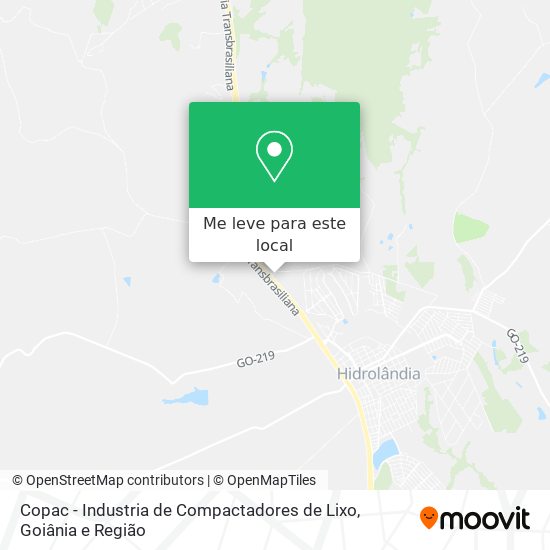 Copac - Industria de Compactadores de Lixo mapa