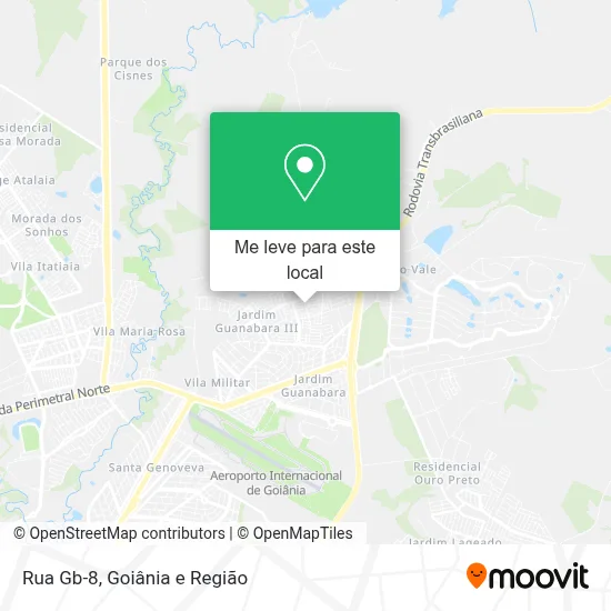 Rua Gb-8 mapa