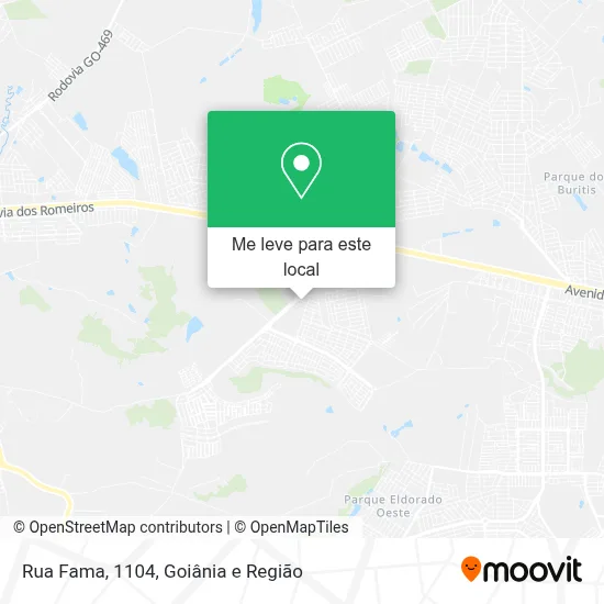 Rua Fama, 1104 mapa
