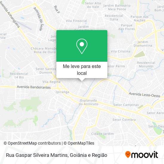 Rua Gaspar Silveira Martins mapa