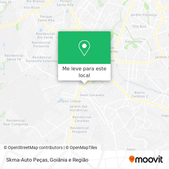 Skma-Auto Peças mapa