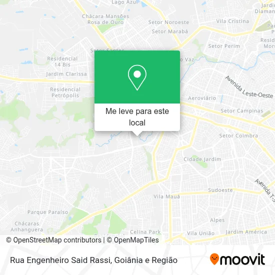 Rua Engenheiro Said Rassi mapa