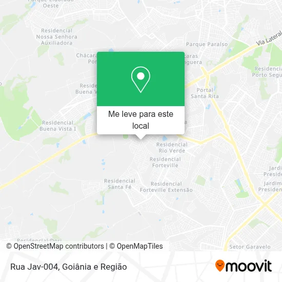 Rua Jav-004 mapa