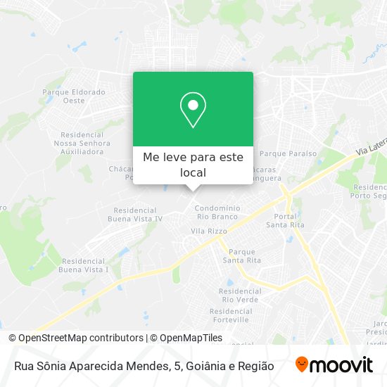 Rua Sônia Aparecida Mendes, 5 mapa