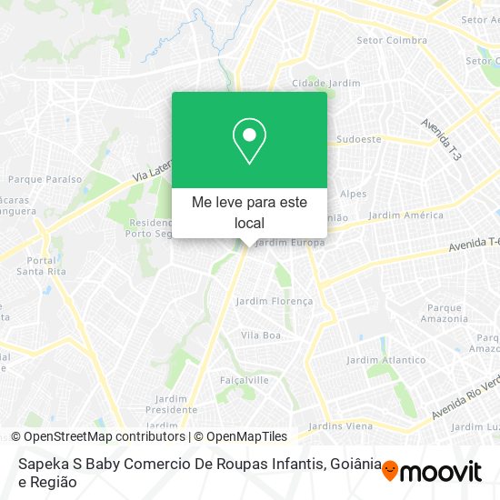 Sapeka S Baby Comercio De Roupas Infantis mapa