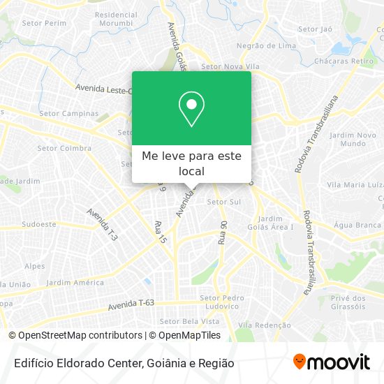 Edifício Eldorado Center mapa