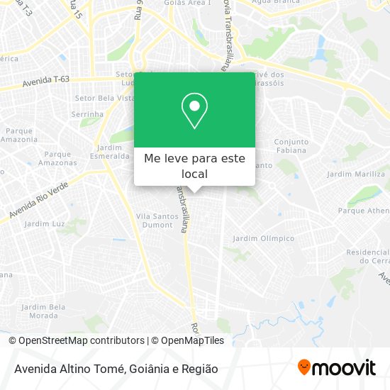 Avenida Altino Tomé mapa