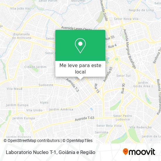 Laboratorio Nucleo T-1 mapa