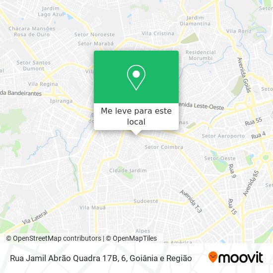 Rua Jamil Abrão Quadra 17B, 6 mapa