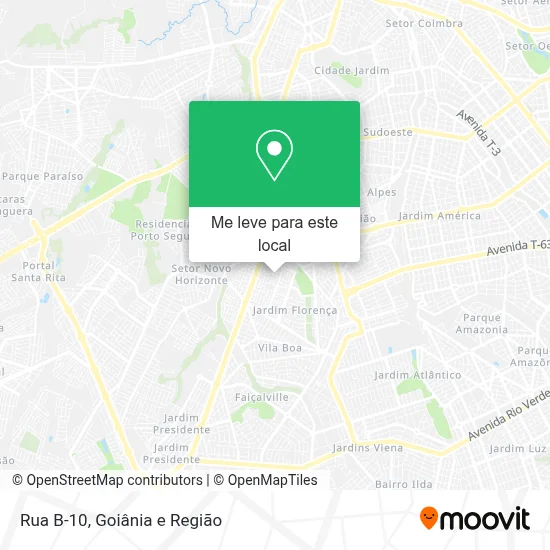 Rua B-10 mapa