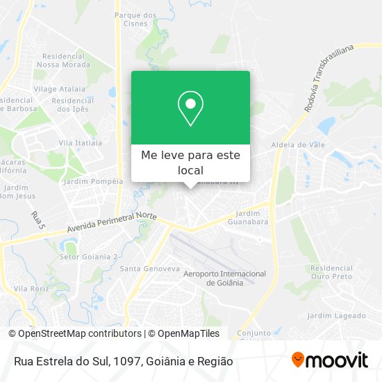 Rua Estrela do Sul, 1097 mapa