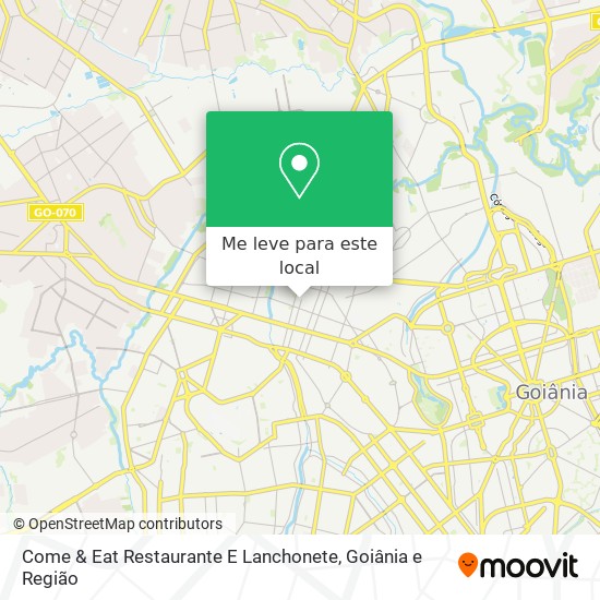 Come & Eat Restaurante E Lanchonete mapa