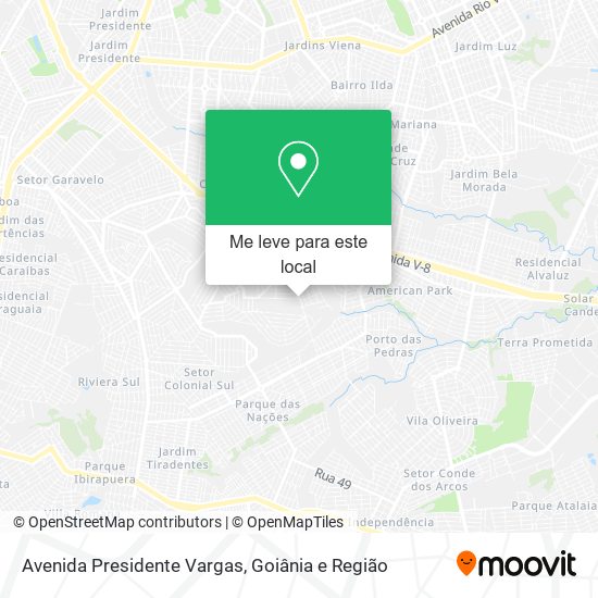 Avenida Presidente Vargas mapa