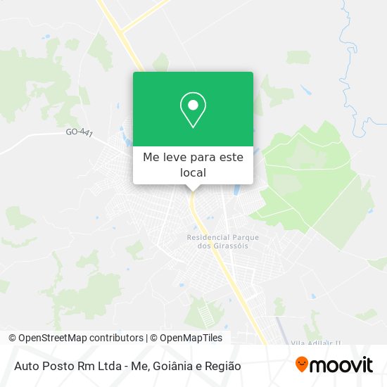 Auto Posto Rm Ltda - Me mapa