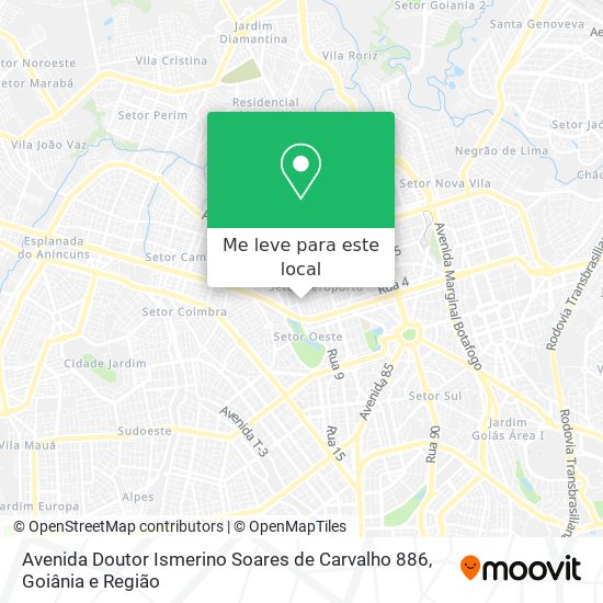 Avenida Doutor Ismerino Soares de Carvalho 886 mapa