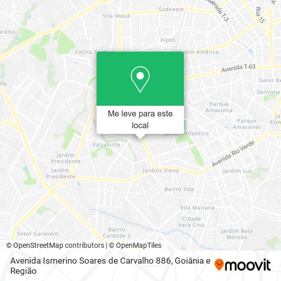 Avenida Ismerino Soares de Carvalho 886 mapa