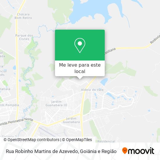 Rua Robinho Martins de Azevedo mapa