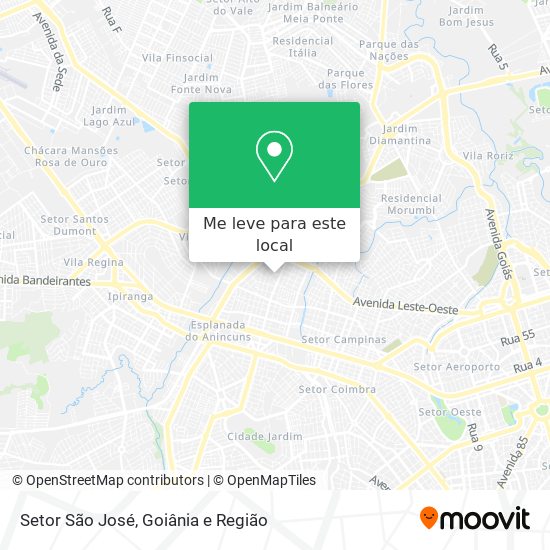 Setor São José mapa