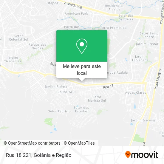 Rua 18 221 mapa