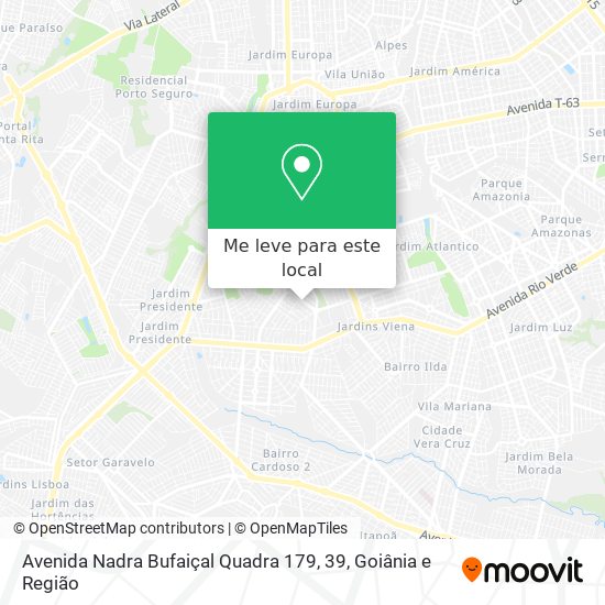 Avenida Nadra Bufaiçal Quadra 179, 39 mapa